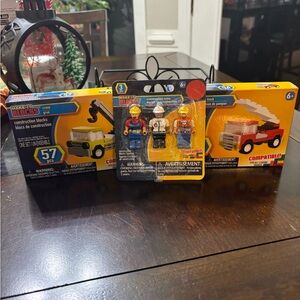 Construction Vehicle Set - Yellow and Red